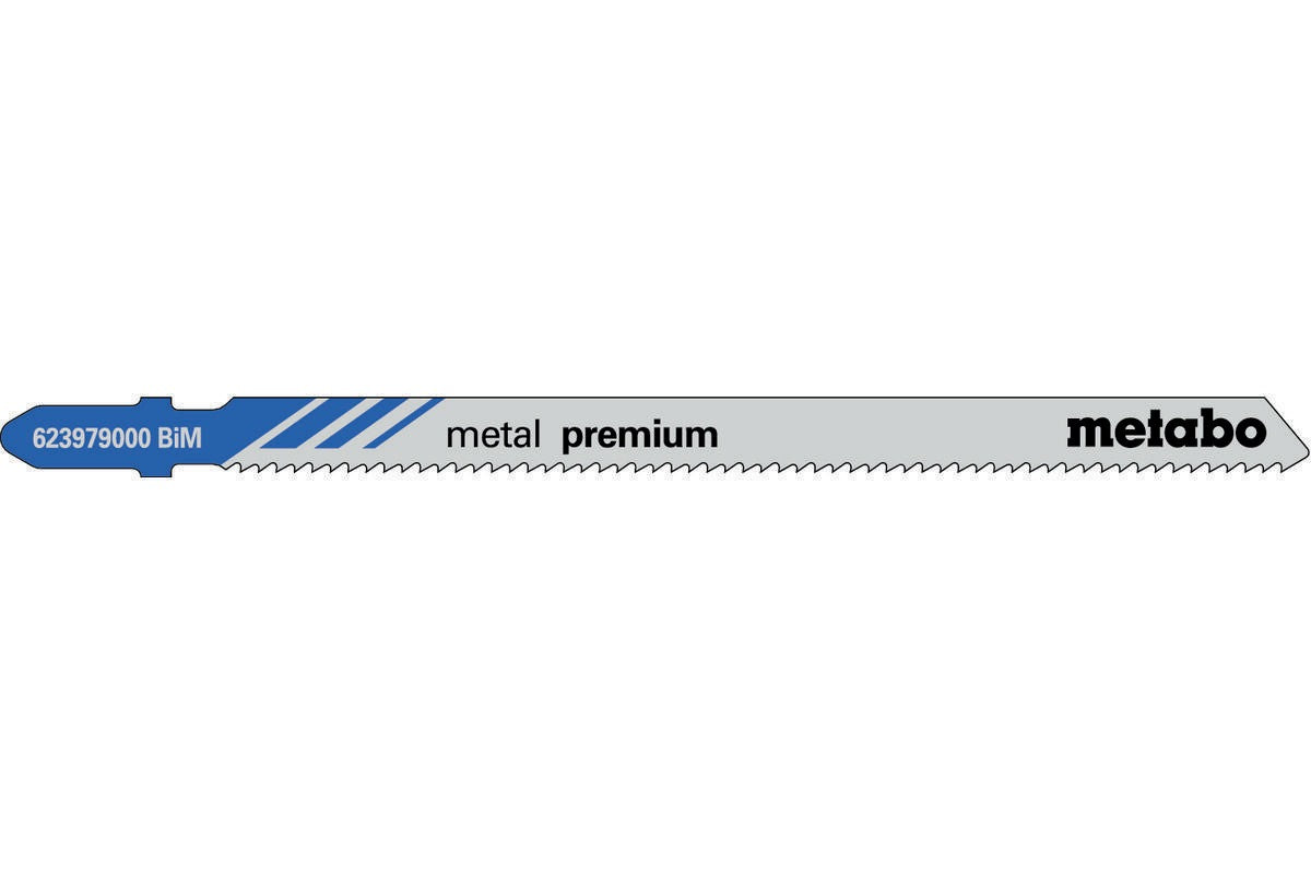 METABO Stichsägeblätter Metal Premium, 106 mm, BiM, gefräst/gewellt