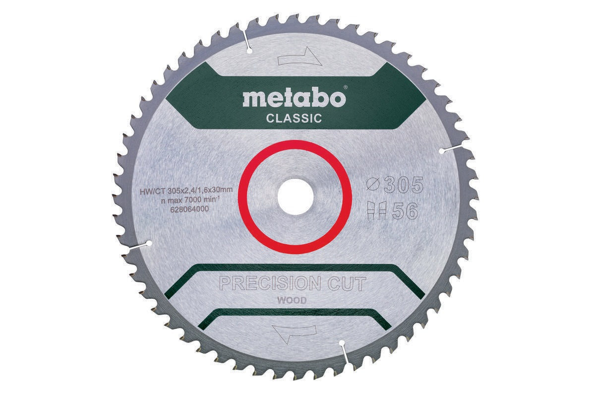 Metabo Kreissägeblatt cordless cut wood classic 165 mm Z18 HW/CT für Akku-Sägen
