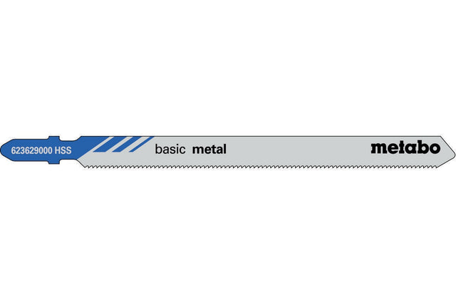 METABO Stichsägeblätter Classic Nutz-Länge 106 mm HSS gefräst gewellt 5 Stück