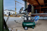 METABO Kompressor Basic 270-50 OF Silent – 50 l, 10 bar, 250 l/min, ölfrei