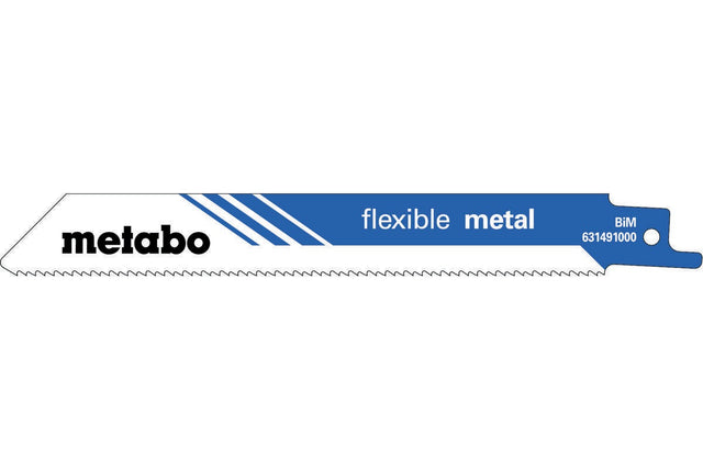 METABO Säbelsägeblätter flexible 150 mm BiM 14 TPI geschränkt gefräst 100 Stück