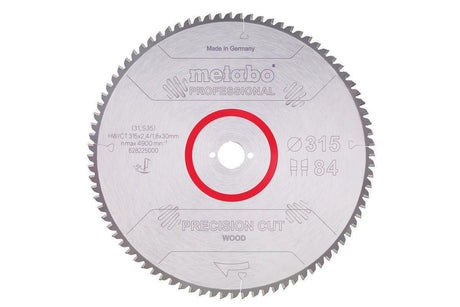 Metabo Kreissägeblatt Precision Cut Wood Professional D216xB2,4xBohrung30mm 48Z WZ