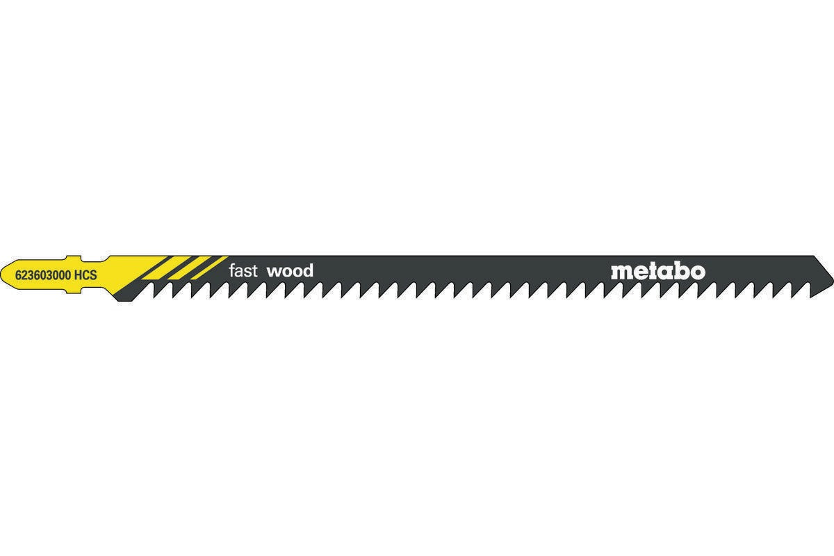METABO Stichsägeblätter Professional Nutz-Länge 74 mm Zahnteilung 2,5 mm HCS geschliffen Typ 23634