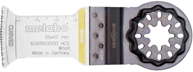Metabo Tauchsägeblatt Starlock L.45mm B.32mm HCS Zahnteilung 1,3mm/20TPI – 5 Stück