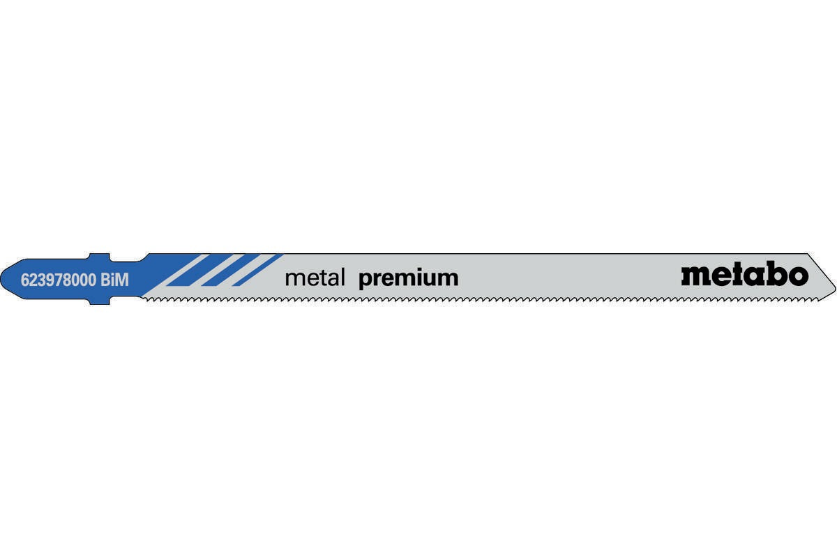 METABO Stichsägeblätter Metal Premium, 106 mm, BiM, gefräst/gewellt