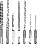 Metabo Hammerbohrersatz SDS-plus Pro 4 Premium 7-teilig HM für Beton, Mauerwerk und Naturstein