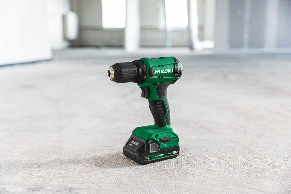 HIKOKI Akku-Bohrschrauber DS18DA 18 V 2 Ah – Kompakt, 40 Nm, 1,5–13 mm