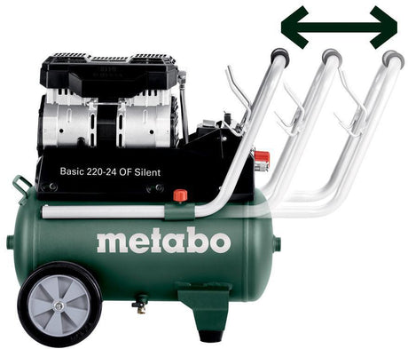 METABO Kompressor Basic 220-24 OF Silent, 220 l/min, 8 bar, 1,1 kW, 24 l