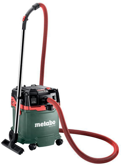 METABO Sicherheitssauger ASA 30 H PC – 1200 W, Staubklasse H, 30 l, Nass-/Trockensauger