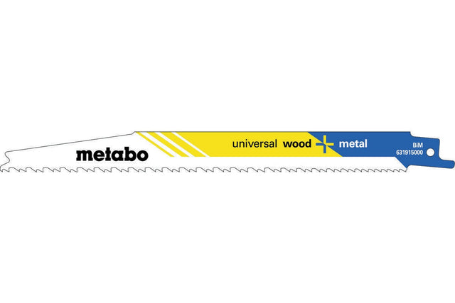 METABO Säbelsägeblätter 200 mm BiM progressiv für Holz und Metall