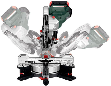 METABO Kapp- und Gehrungssäge KGS 305 M – 2000 W, Zugfunktion, Schnittlinienlaser, 305 x 105 mm