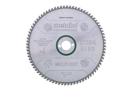 Metabo Kreissägeblatt Precision Cut Wood Professional D216xB2,4xBohrung30mm 48Z WZ