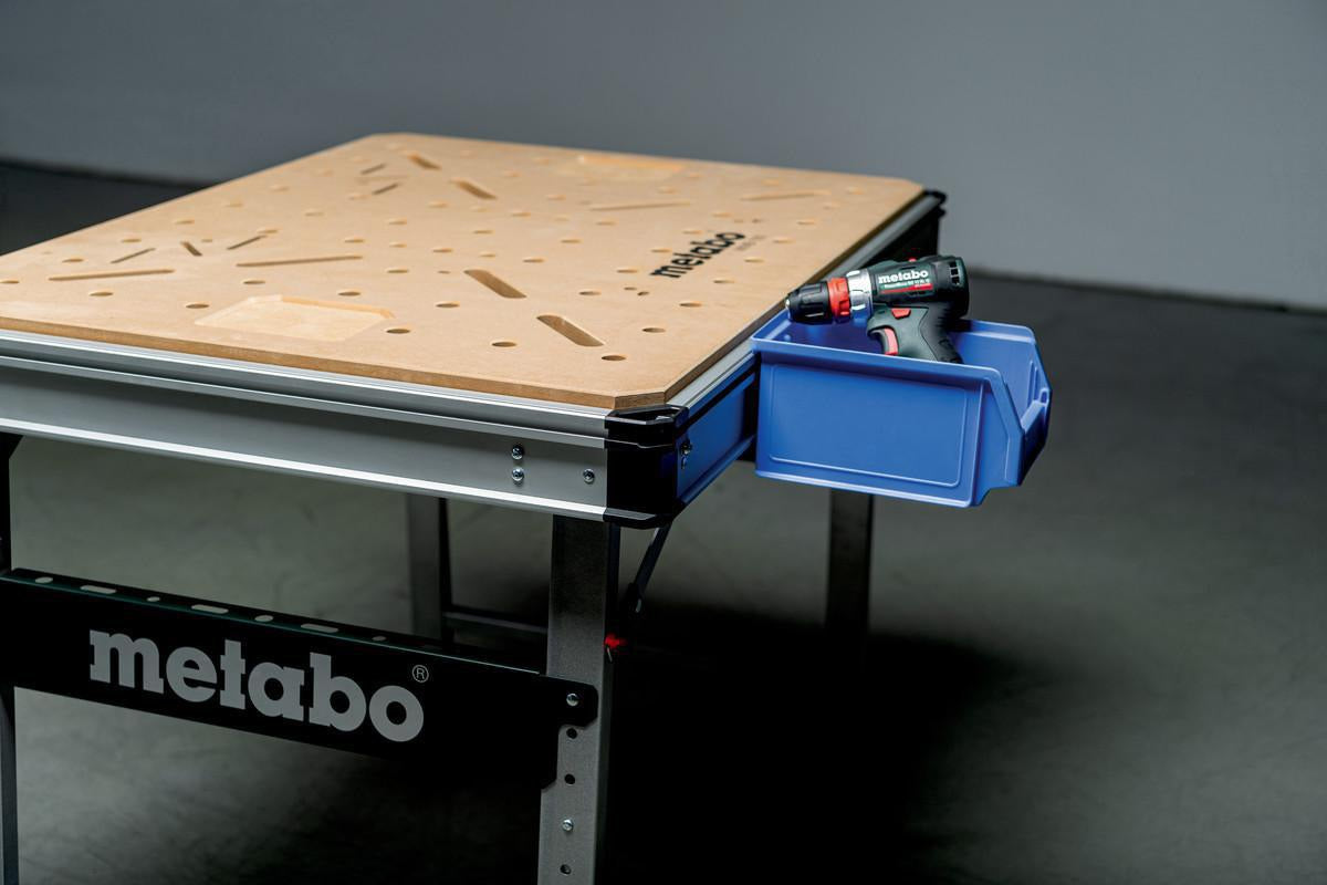 METABO Multifunktionstisch MWB 100 – mobile Werkbank, höhenverstellbar, 120 kg Traglast