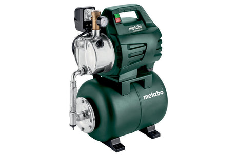 Metabo HWW 4000/25 Inox Hauswasserwerk – 4000 l/h, 45 m Förderhöhe, 1100 W, 24 l Stahlbehälter