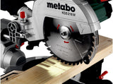 METABO Kapp- und Gehrungssäge KGS 216 M mit Zugfunktion, 1500 W, 216 mm Sägeblatt