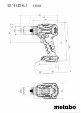 Metabo Akku-Bohrschrauber BS 18 LTX BL I 18 V 1,5-13 mm bürstenlos