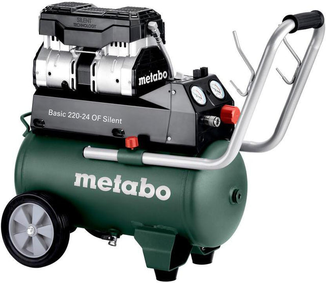 METABO Kompressor Basic 220-24 OF Silent, 220 l/min, 8 bar, 1,1 kW, 24 l