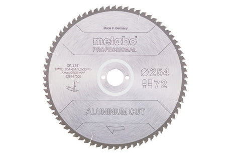 METABO Kreissägeblatt aluminium cut professional 216 x 2,2/1,8 x 30 mm Z 58 FZ/TZ 5° negativ