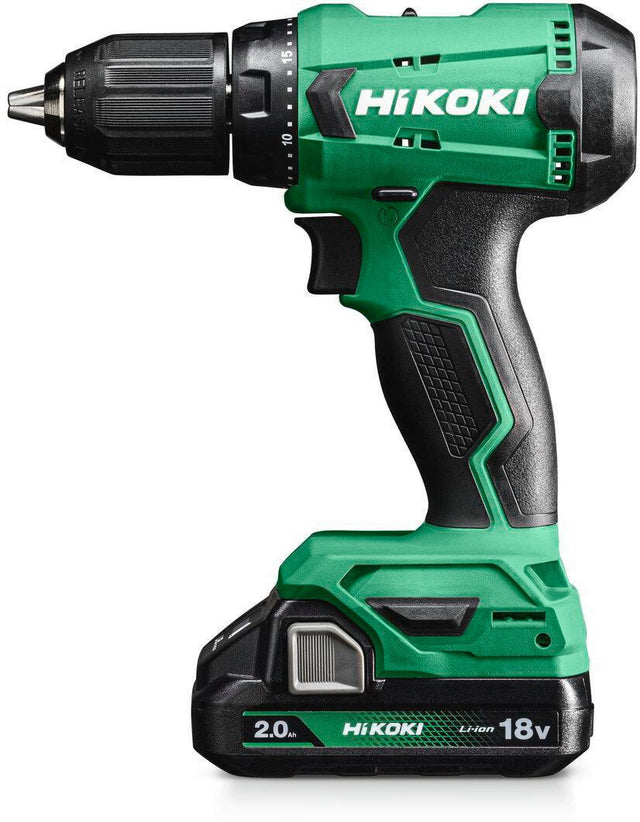 HIKOKI Akku-Bohrschrauber DS18DA 18 V 2 Ah – Kompakt, 40 Nm, 1,5–13 mm