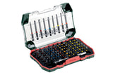 Metabo Bitsatz 32-teilig S2-Stahl mit Bithalter 65 mm und Farbcodierung