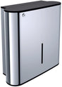 EMCO Papiertuchspender system2 00100 – abschließbar, Aluminium, für 500 Tücher