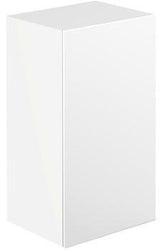 EMCO evo Halb-Hochschrank 750 mm mit Glastür und LED-Beleuchtung in Weiß