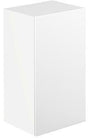 EMCO evo Halb-Hochschrank 750 mm mit Glastür und LED-Beleuchtung in Weiß