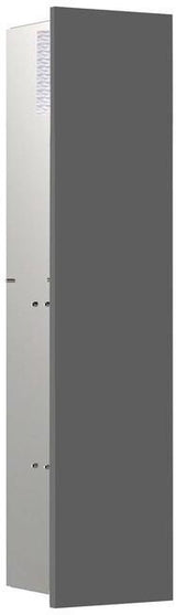 EMCO WC-Modul asis pure 51310 Unterputz, 1-türig links, 730 mm, weiß – mit WC-Bürste und Papierhalter