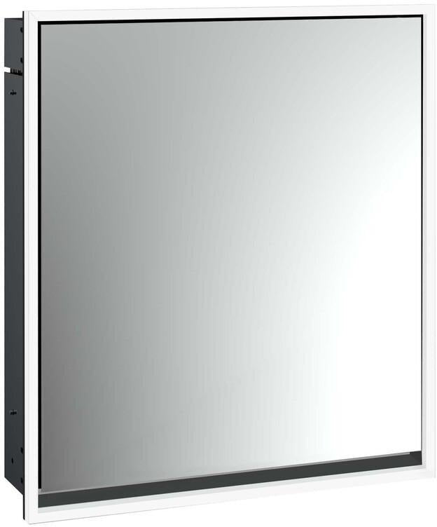 EMCO Lichtspiegelschrank loft 05101 Unterputz, 600 mm, Anschlag links, Aluminium
