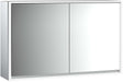 EMCO Lichtspiegelschrank LOFT 1300 mm 2-türig mit LED-Beleuchtung und Touch-Bedienfeld