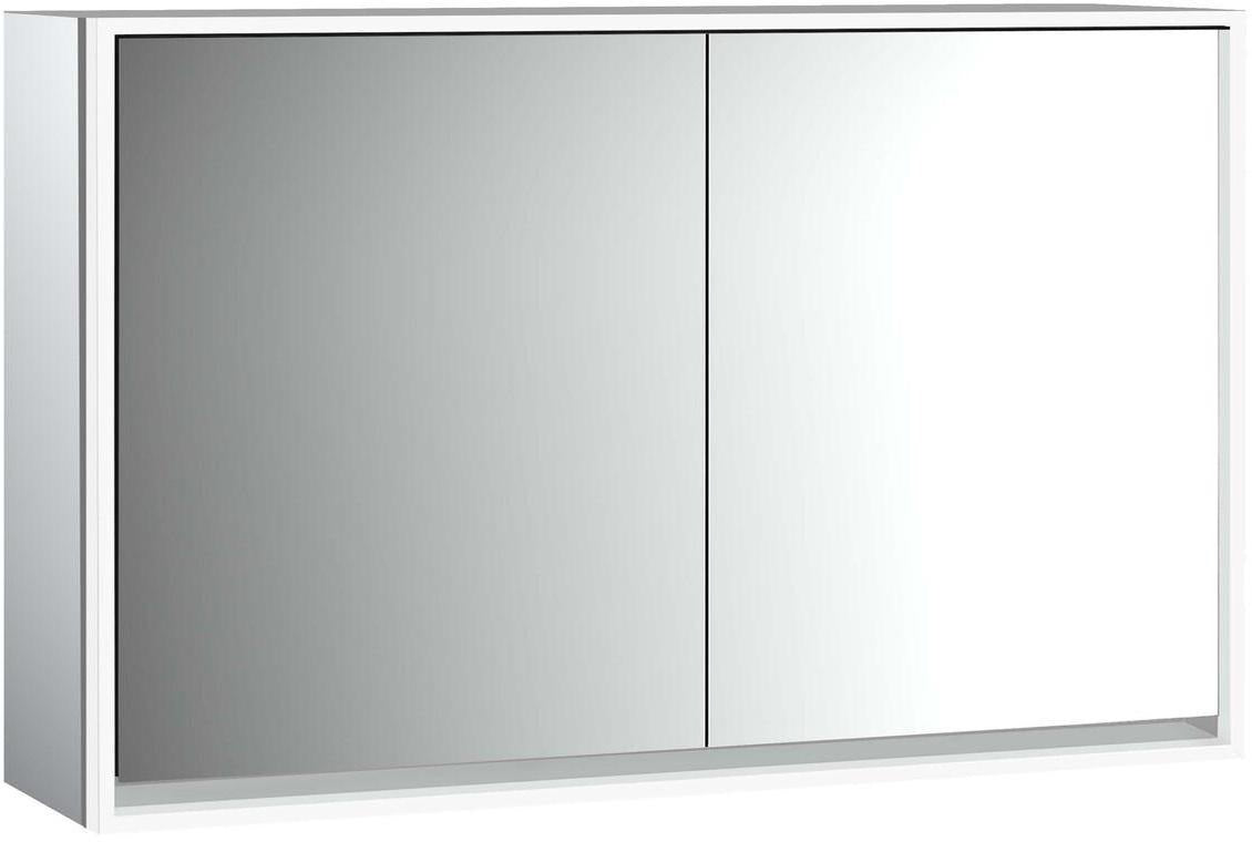 EMCO Lichtspiegelschrank LOFT 1300 mm 2-türig mit LED-Beleuchtung und Touch-Bedienfeld