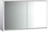 EMCO Lichtspiegelschrank LOFT 1300 mm 2-türig mit LED-Beleuchtung und Touch-Bedienfeld