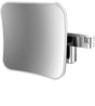 EMCO evo LED-Kosmetikspiegel 5-fach, 2-armig, 209x209 mm, chrom – dimmbar