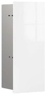 EMCO Toilettenbürstengarnitur-Modul asis pure Unterputz 435 mm Glasfront Anschlag links