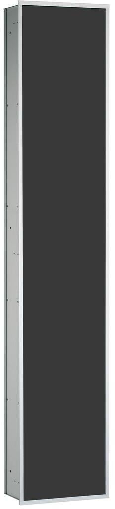 EMCO asis 300 Schrankmodul Unterputz 1584 mm alu/weiß mit LED-Beleuchtung
