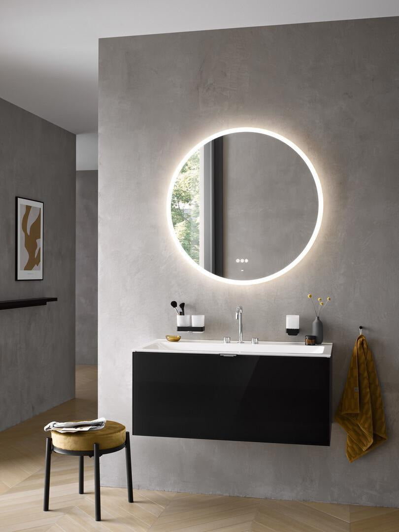 EMCO LED-Lichtspiegel MI 310+ mit Touch-Bedienfeld und umlaufendem Lichtausschnitt, 800 mm
