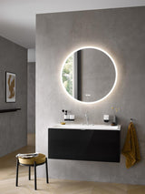 EMCO LED-Lichtspiegel MI 310+ mit Touch-Bedienfeld und umlaufendem Lichtausschnitt, 800 mm