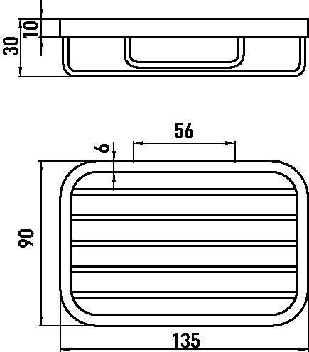 EMCO Seifenkorb System 2 – Chrom, direkte Wandbefestigung, inkl. Montagematerial