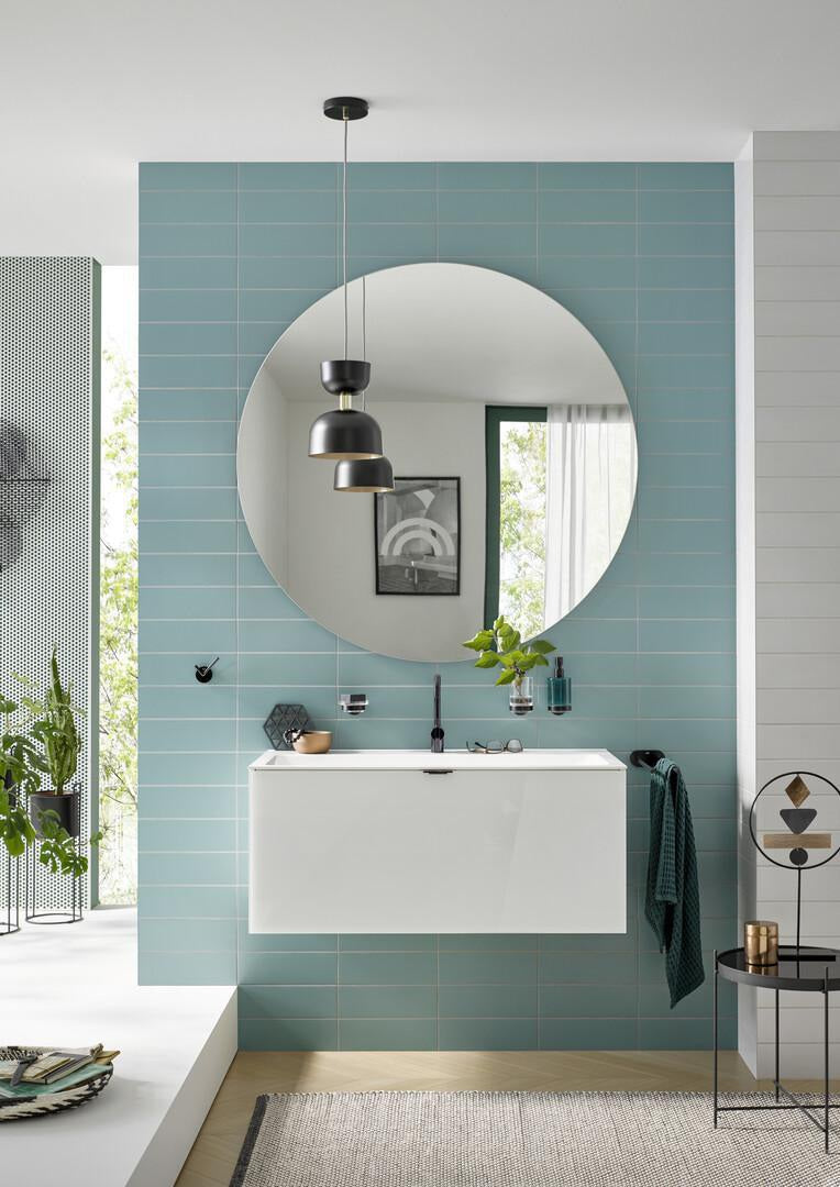 EMCO Doppelhaken round 00101 in Chrom – Wandmontage mit verdeckter Befestigung