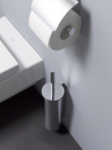 EMCO system2 Toilettenbürstengarnitur mit Deckel, chrom, Wandmontage – 00102