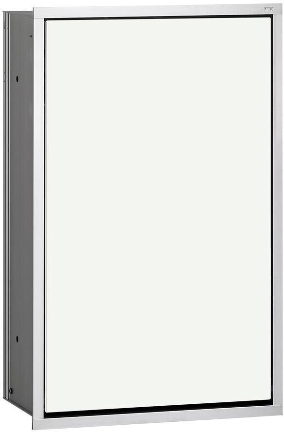 EMCO Abfallsammler-Modul asis 300 Unterputz 495 mm alu/weiß – Badmöbel-Einbau
