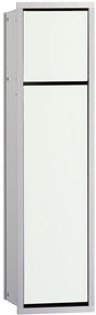 EMCO WC-Modul asis 150 Unterputz 654 mm mit Papierhalter & Toilettenbürstengarnitur in chrom/optiwhite