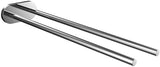 EMCO Handtuchhalter round 2-armig 400 mm Chrom – Wandmontage mit verdeckter Befestigung