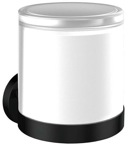EMCO Sensor-Seifenspender ROUND mit Kristallglas satiniert, Akku, Wandmontage