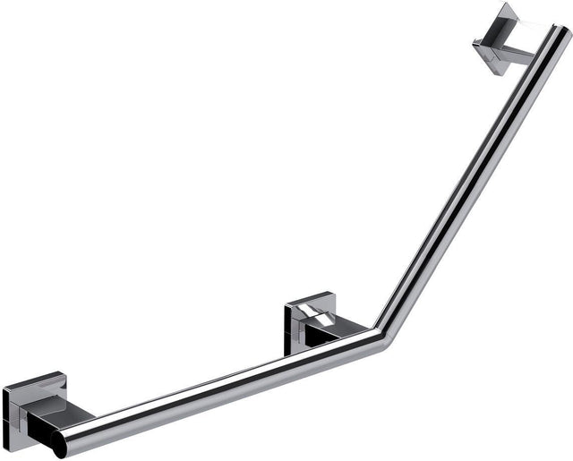EMCO Winkelgriff system2 00104 135 Grad links chrom – Barrierefreier Haltegriff für Bad & WC