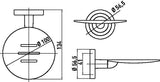 EMCO Seifenhalter Polo 00102 – Diebstahlgeschützte Metallablage, Chrom