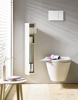 EMCO WC-Modul asis 2.0 28453 Unterputz, Anschlag links, 811 mm, weiß matt