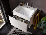 EMCO evo Waschtisch-Unterschrank 608 mm optiwhite mit 1 Auszug und Soft-Close
