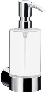 EMCO fino Flüssigseifenspender 175 ml Kristallglas klar mit verchromter Dosierpumpe