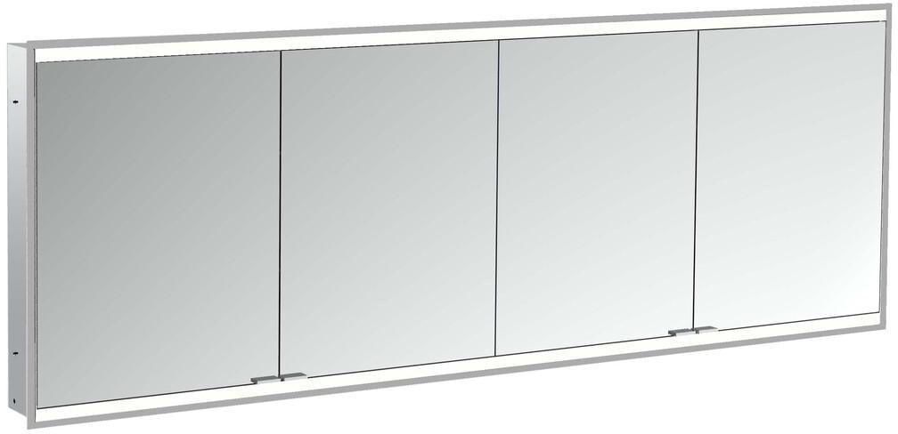 EMCO Lichtspiegelschrank prime 2 Unterputz 2000 mm 4-türig mit LED und Touchsteuerung